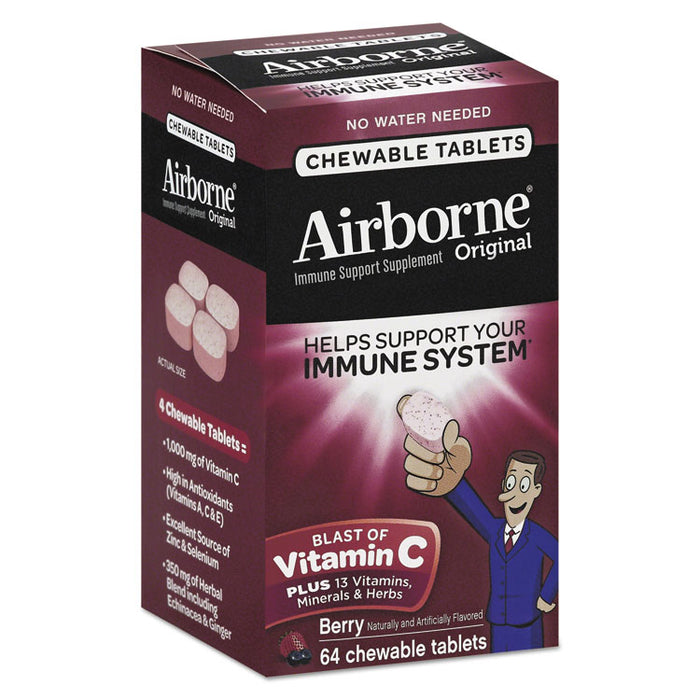 Immune Support Chewable Tablet, Berry, 64 Count