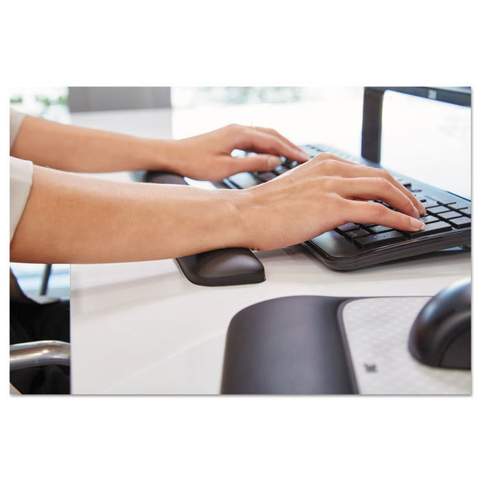Gel Wrist Rest for Keyboards, 19"x 2" x 3/4", Solid Color