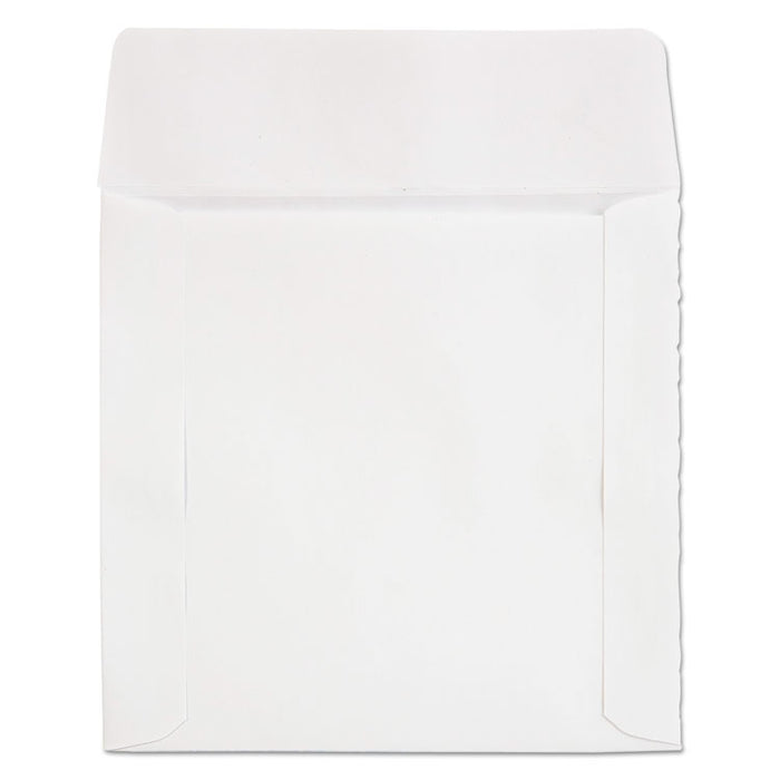 CD/DVD Sleeves, 1 Disc Capacity, White, 250/Box