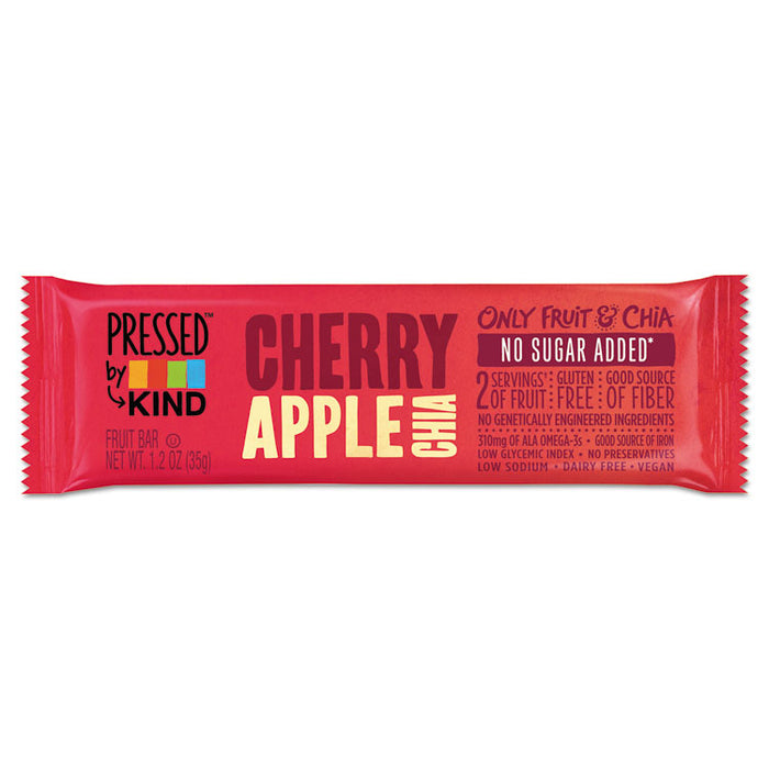 Pressed by KIND Bars, Cherry Apple Chia, 1.2 oz Bar, 12/Box