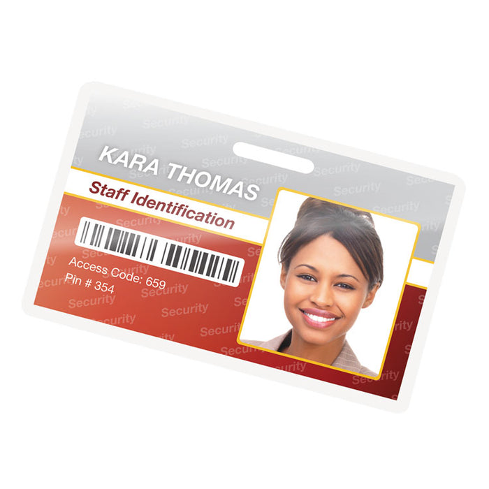 Laminating Pouches, 5 mil, 3.88" x 2.63", Gloss Clear, 25/Pack