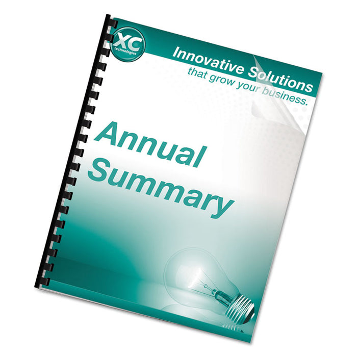 Futura Presentation Covers for Binding Systems, Frost, 11 x 8.5, Unpunched, 25/Pack