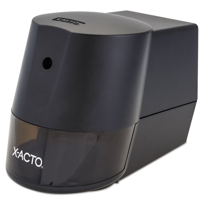Model 2000 Home Office Electric Pencil Sharpener, AC-Powered, 7.75" x 3.5" x 4.5", Black