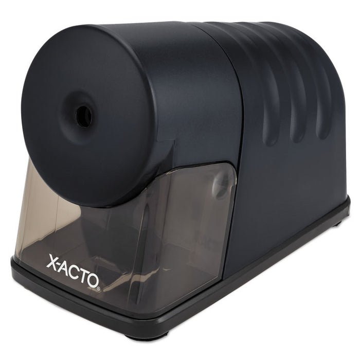 Powerhouse Office Electric Pencil Sharpener, AC-Powered, 3" x 6.25" x 4.5", Black