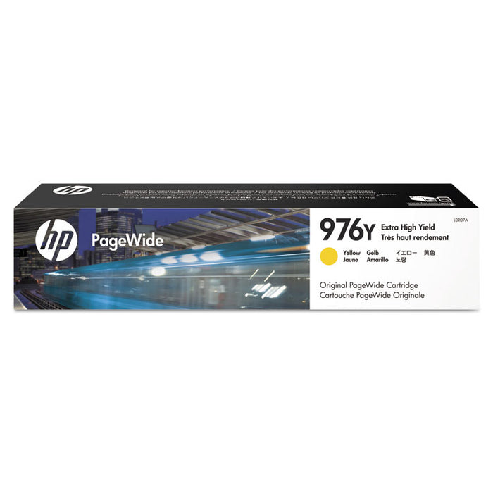 HP 976Y, (L0R07A) Extra High-Yield Yellow Original PageWide Cartridge