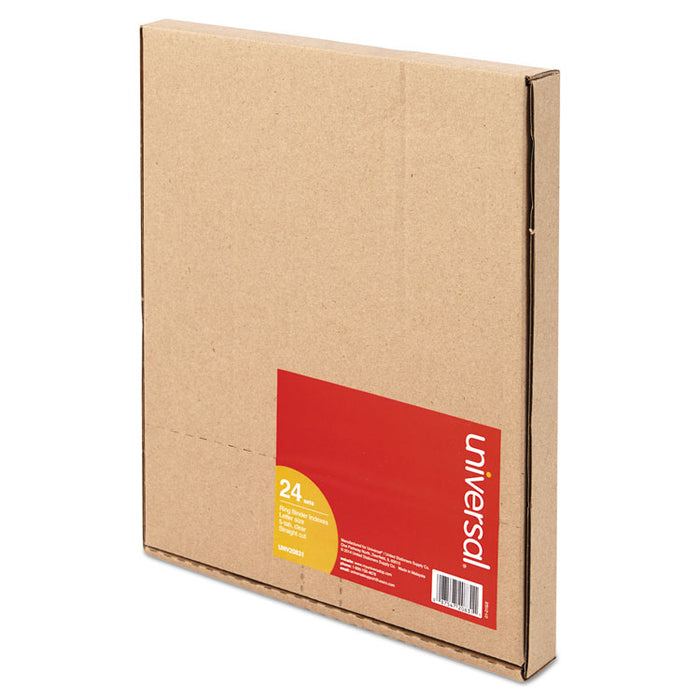 Insertable Tab Index, 5-Tab, 11 x 8.5, Buff, 24 Sets