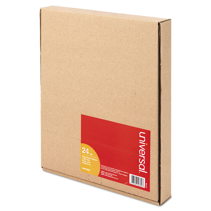 Insertable Tab Index, 8-Tab, 11 x 8.5, Buff, 24 Sets