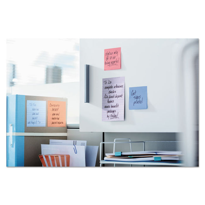 Recycled Notes in Bali Colors, Lined, 4 x 6, 90-Sheet, 3/Pack