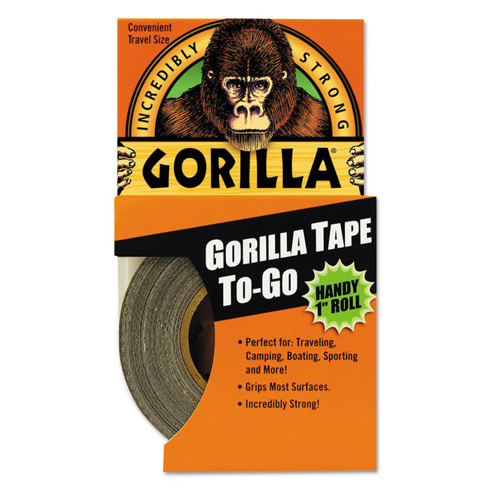 Gorilla Tape, 1.5" Core, 1" x 10 yds, Black