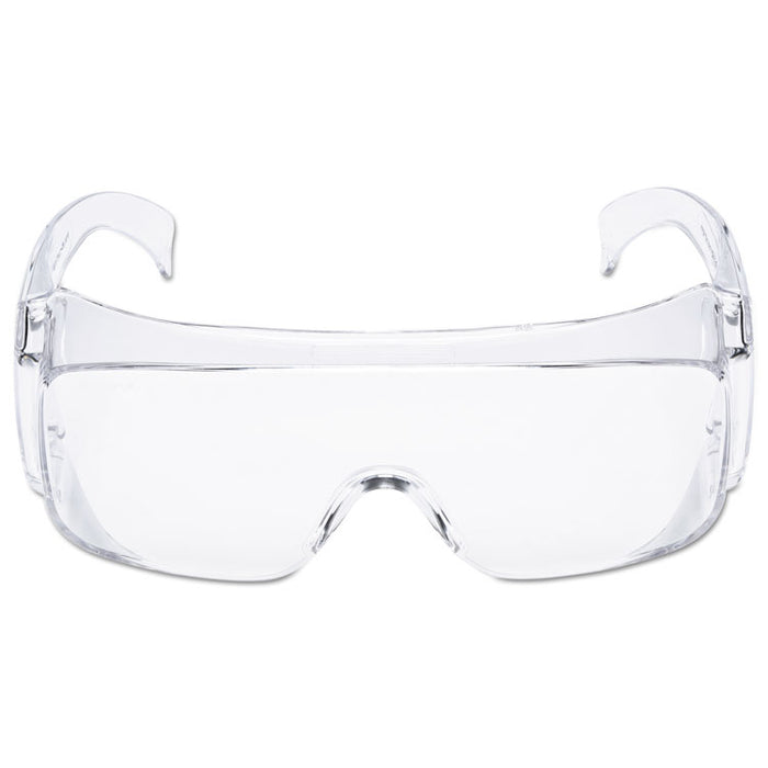 Tour Guard V Safety Glasses, One Size Fits Most, Clear Frame/Lens, 20/Box