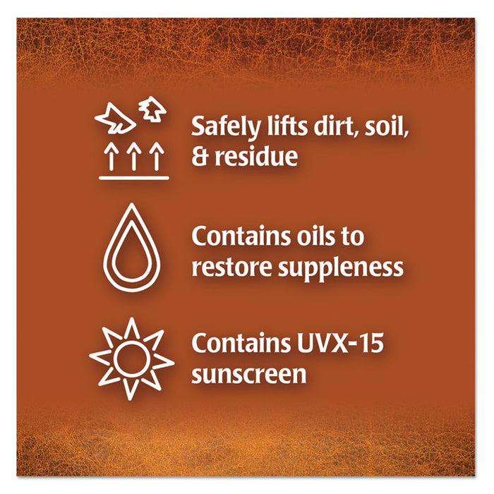 Leather Wipes, 7 x 8, 30/Canister, 4 Canisters/Carton