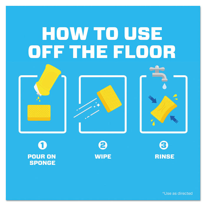 Multipurpose Cleaning Solution w/Febreze,128oz Bottle, Meadows & Rain Scent,4/CT