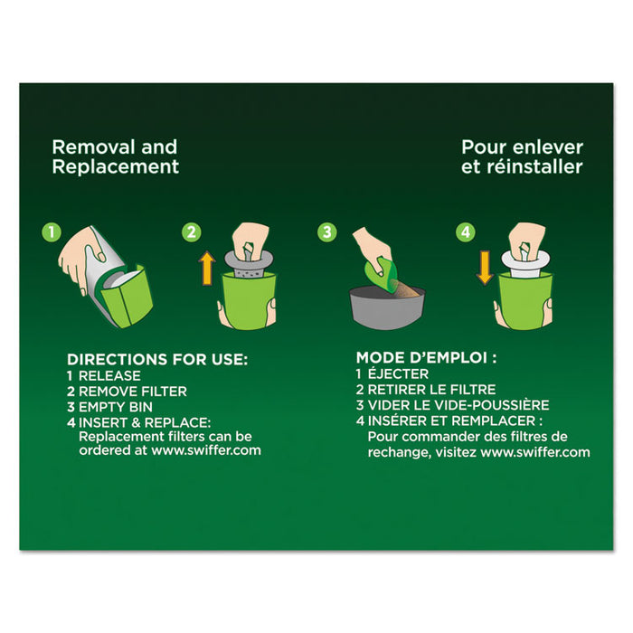 Sweeper Vac Replacement Filter, 2 Filters/Pack, 8 Packs/Carton