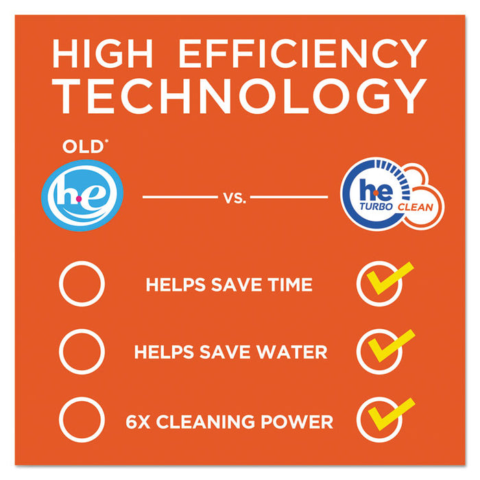 HE Laundry Detergent, Original Scent, Powder, 95 oz Box, 3/Carton