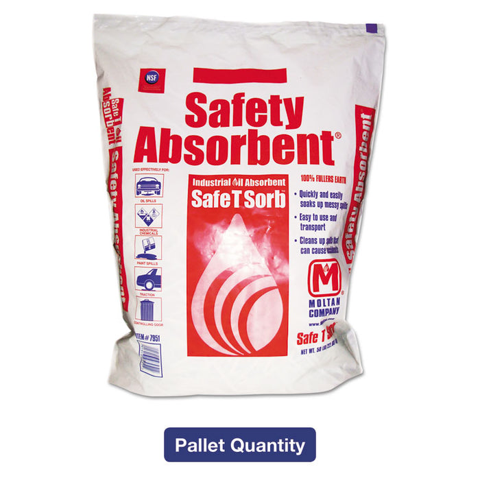 All-Purpose Clay Absorbent, 50lb, Poly-Bag, 40/Pallet