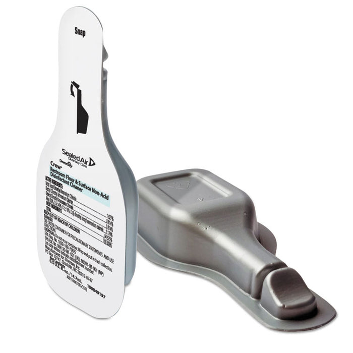 Crew Concentrated Restroom Non-Acid Disinfectant Cleaner, 14.7 mL Snap N Dose, 28/Carton