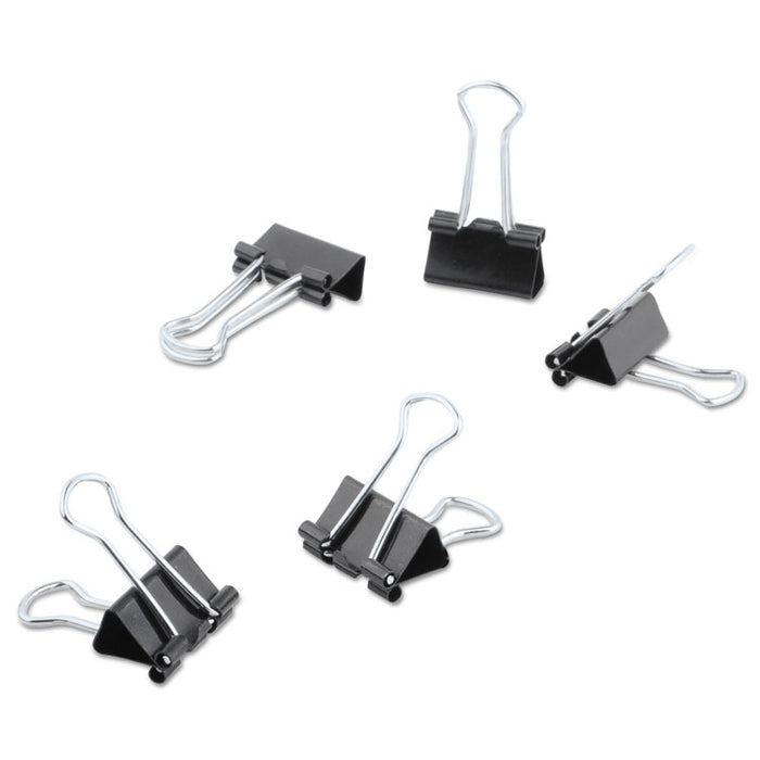 Binder Clip Value Pack, Mini, Black/Silver, 36/Box