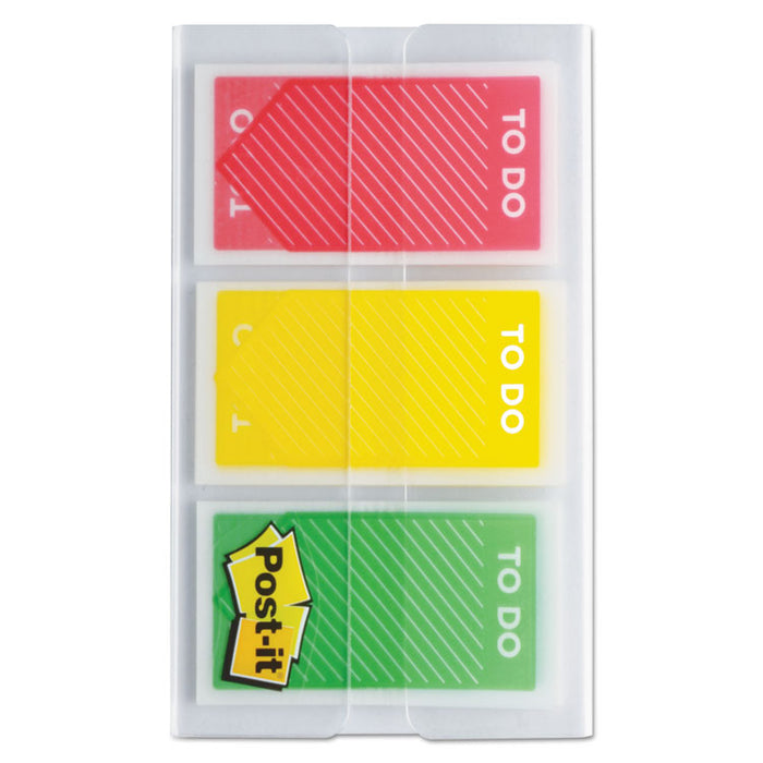 Arrow Message 1" Prioritization Page Flags, "TO DO", Red/Yellow/Green, 60/Pack