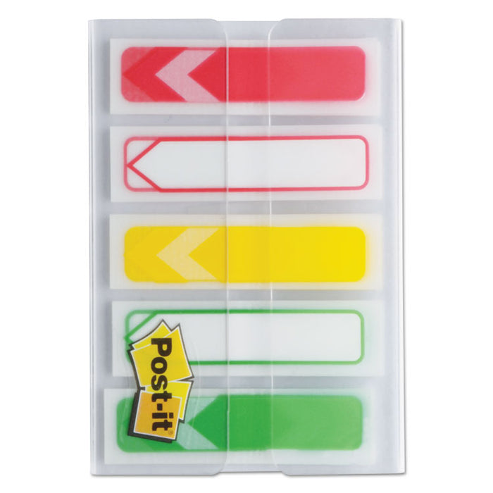Arrow 0.5" Prioritization Page Flags, Red/Yellow/Green, 100/Pack