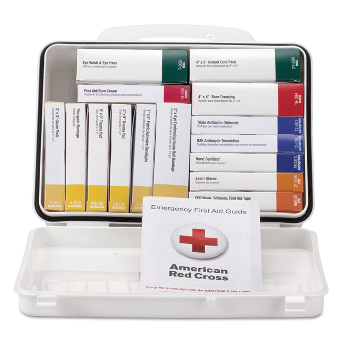 Unitized ANSI Class A Weatherproof First Aid Kit for 25 People, 16 Units