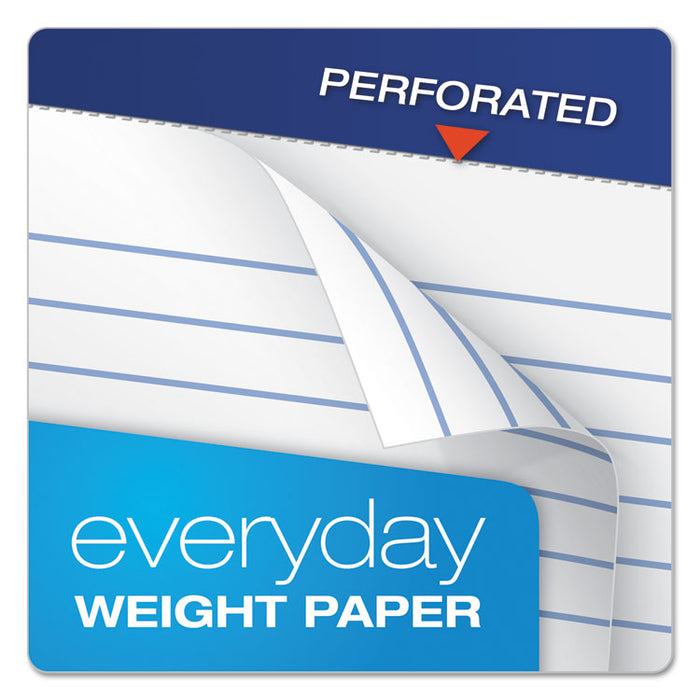 Perforated Writing Pads, Narrow Rule, 50 White 3 x 5 Sheets, Dozen
