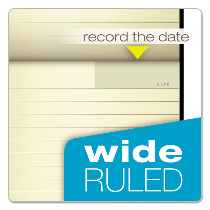 Idea Collective Journal, 1 Subject, Wide/Legal Rule, Black Cover, 5 x 8.25, 120 Sheets