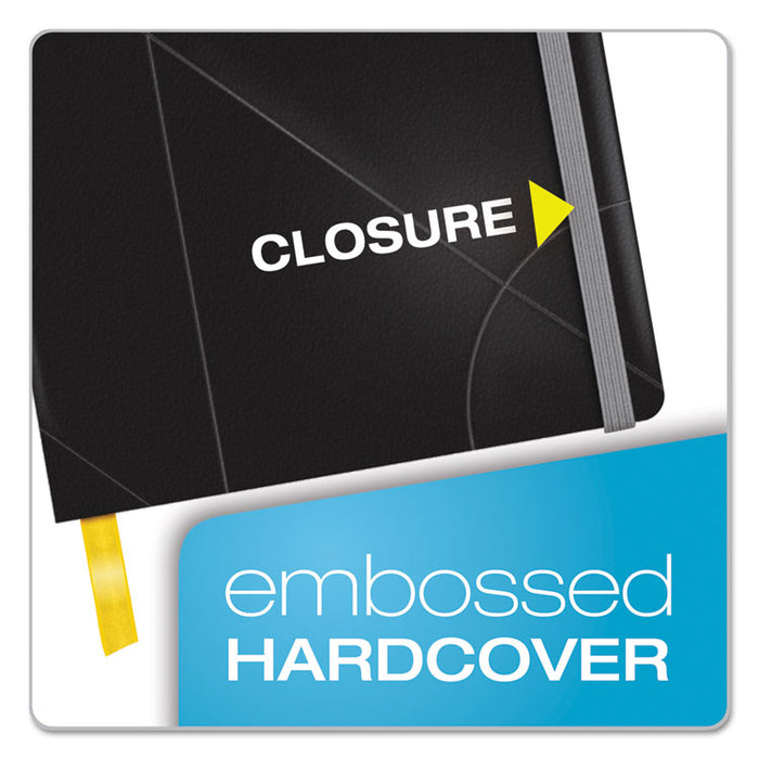 Idea Collective Journal, 1 Subject, Wide/Legal Rule, Black Cover, 8.25 x 5, 120 Sheets