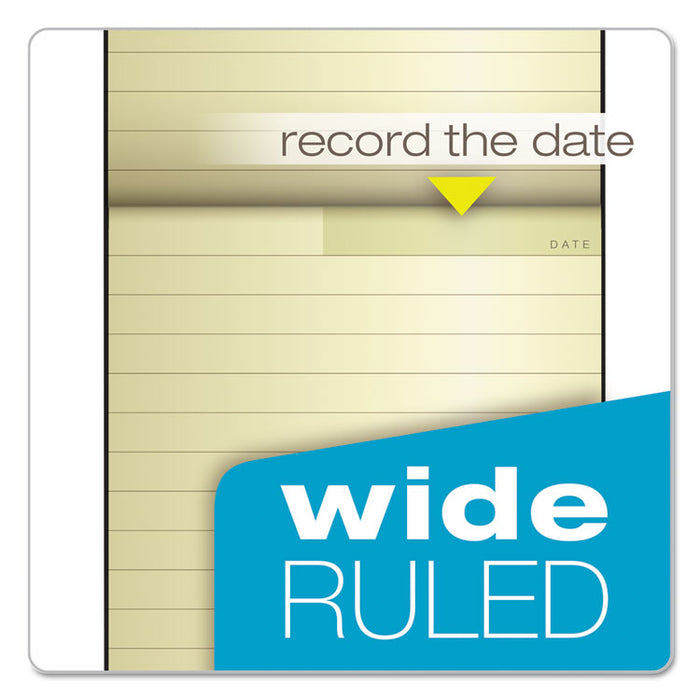 Idea Collective Journal, Wide/Legal Rule, Black Cover, 3.5 x 5.5, 96 Sheets