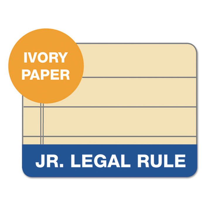 Prism + Writing Pads, Narrow Rule, 5 x 8, Pastel Ivory, 50 Sheets, 12/Pack