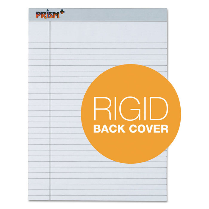 Prism + Colored Writing Pads, Wide/Legal Rule, 50 Pastel Gray 8.5 x 11.75 Sheets, 12/Pack