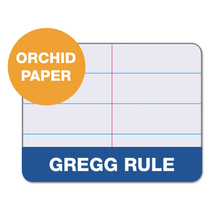 Prism Steno Pads, Gregg Rule, Orchid Cover, 80 Orchid 6 x 9 Sheets, 4/Pack