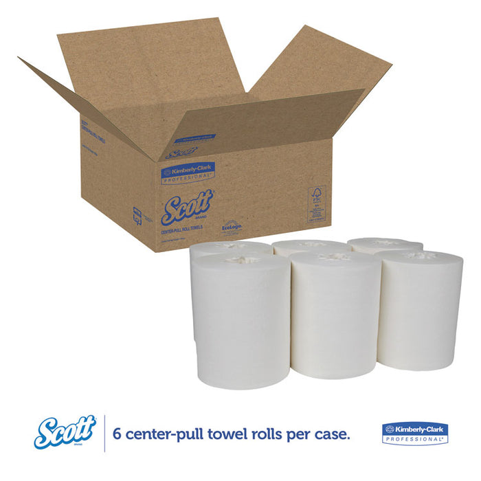 Essential Center-Pull Towels,Absorbency Pockets, 1Ply, 8x15, 250/Roll,6 Rolls/CT