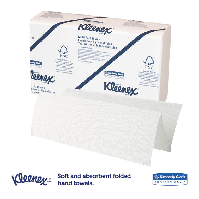Multi-Fold Paper Towels, Convenience, 9 1/5x9 2/5, White, 150/Pk, 8 Packs/Carton