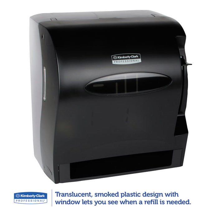 Lev-R-Matic Roll Towel Dispenser, 13.3 x 9.8 x 13.5, Smoke