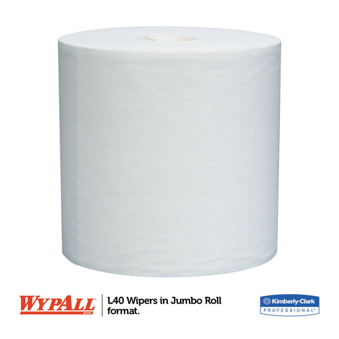 L40 Towels, Jumbo Roll, 12.5 x 12.2, White, 750/Roll