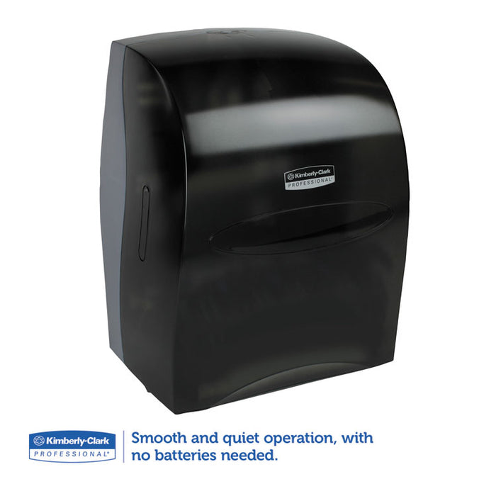 Sanitouch Hard Roll Towel Dispenser, 12.63 x 10.2 x 16.13, Smoke
