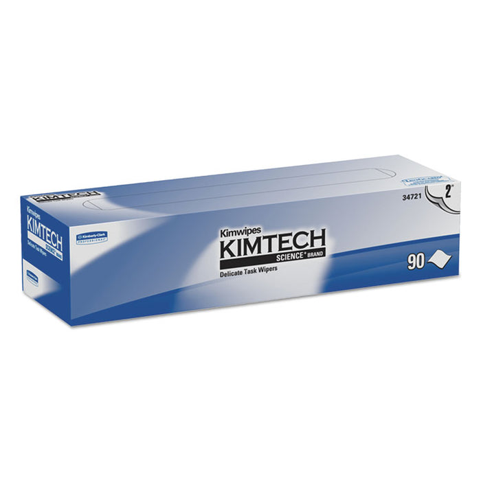 Kimwipes Delicate Task Wipers, 2-Ply, 14 7/10 x 16 3/5, 90/Box, 15 Boxes/Carton