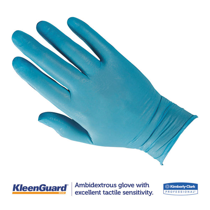 G10 Nitrile Gloves, Powder-Free, Blue, 242mm Length, Large, 100/Box, 10 Boxes/CT