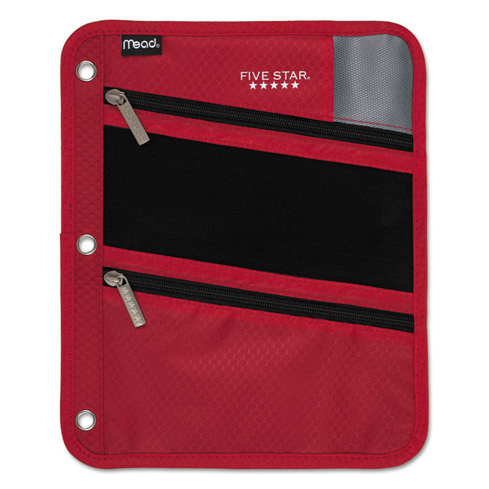 Zipper Pouch, 8 3/4 x 11, Red