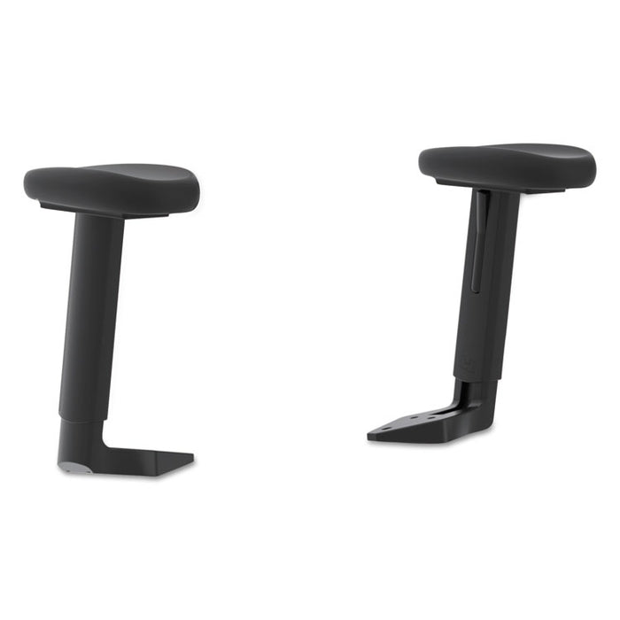 ValuTask Height-Adjustable Arm Kit for HON ValuTask Chairs, 4" x 10.25" x 11.88", Black, 2/Set