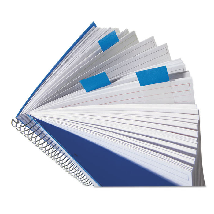 Marking Page Flags in Dispensers, Blue, 12 50-Flag Dispensers/Pack