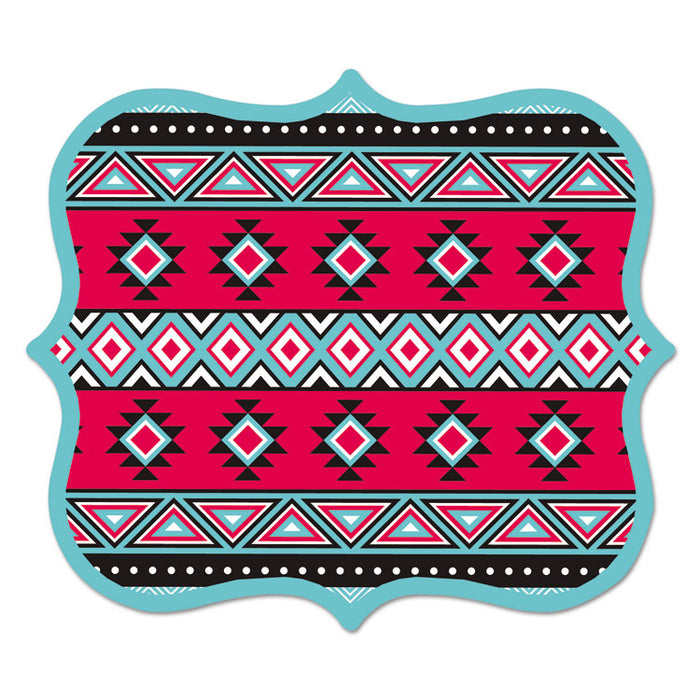 Designer Mouse Pads, Tribal Print, 9 x 8 x 3/16