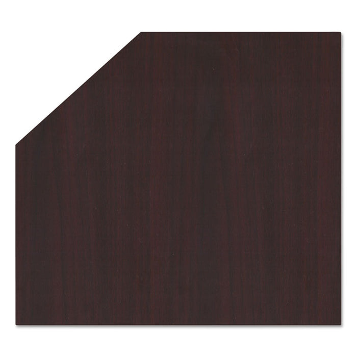 Alera Reception Lounge 700 Series Gang Table, Corner, 27.5 x 27.5, Mahogany