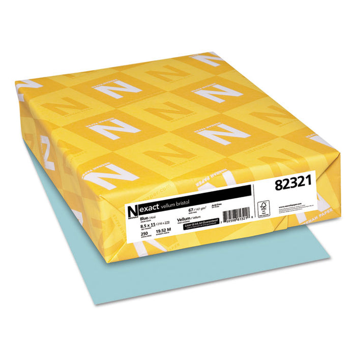 Exact Vellum Bristol Cover Stock, 67 lb Bristol Weight, 8.5 x 11, 250/Pack
