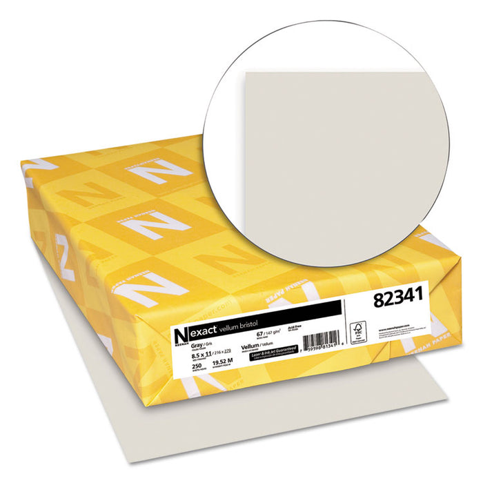 Exact Vellum Bristol Cover Stock, 67lb, 8.5 x 11, 250/Pack