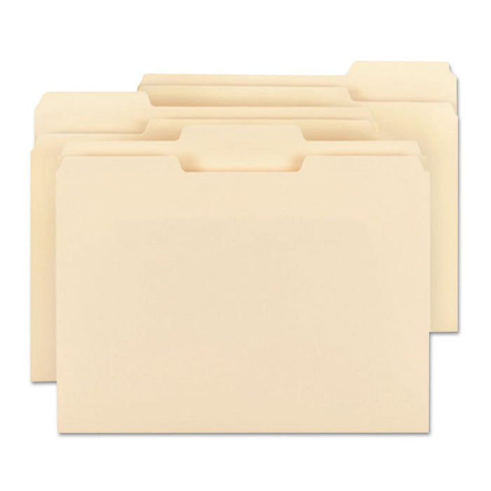 Manila File Folders, 1/3-Cut Tabs, Letter Size, 24/Pack