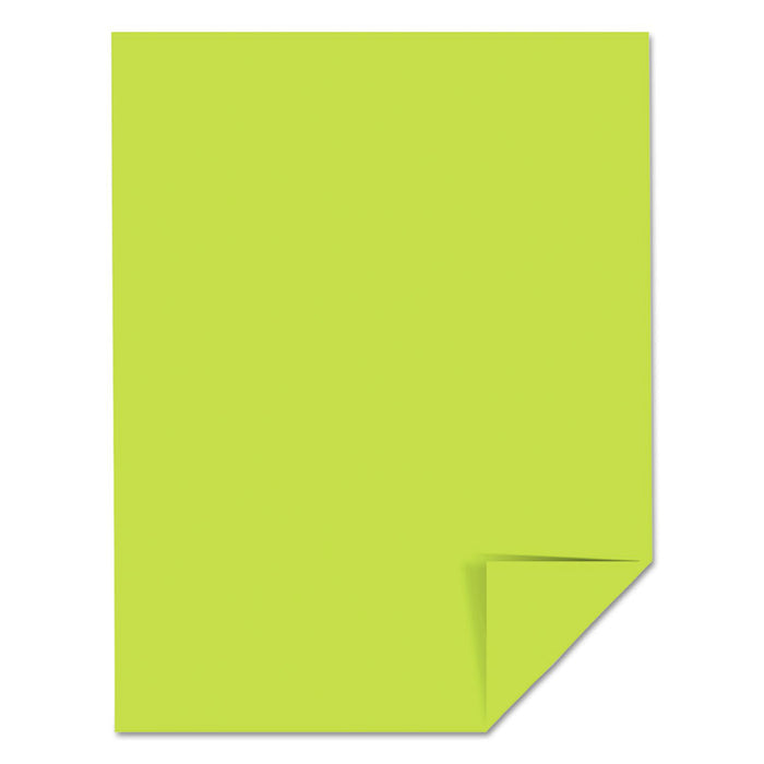 Color Cardstock, 65lb, 8.5 x 11, Vulcan Green, 250/Pack