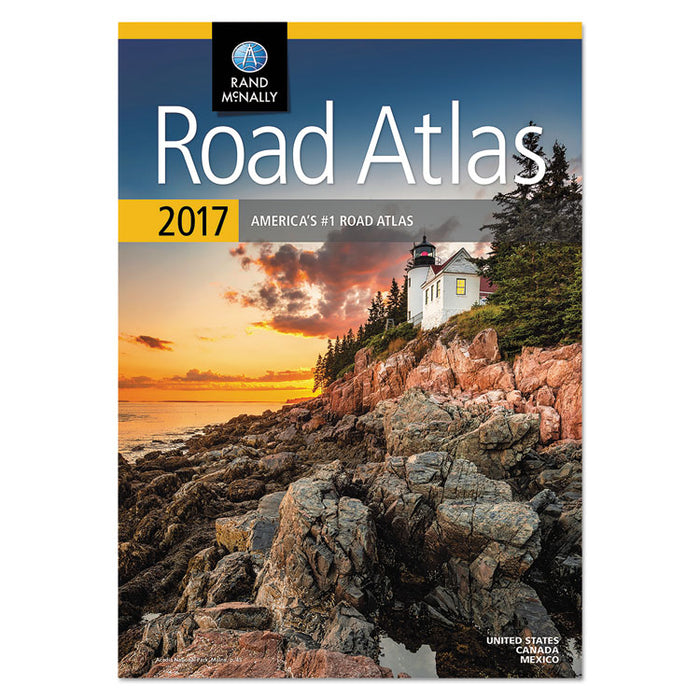 Road Atlas, North America+Puerto Rico, Soft Cover, 2017