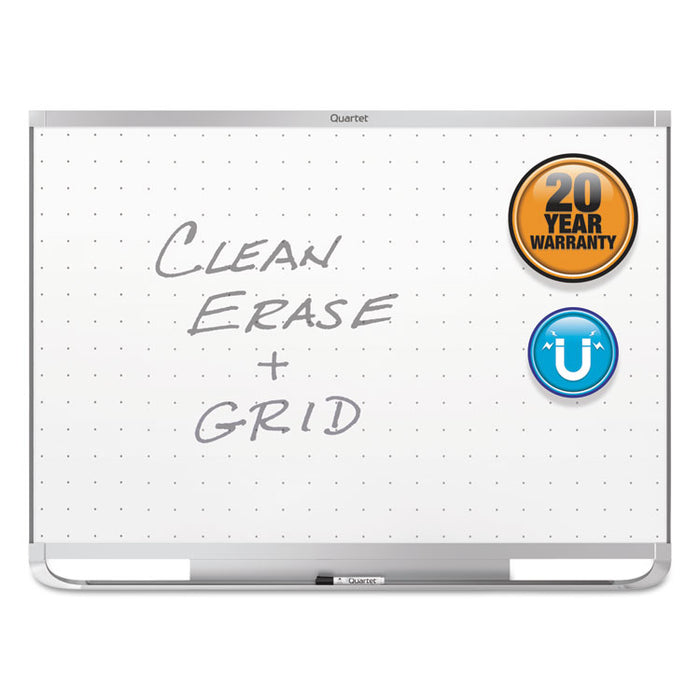 Prestige 2 Magnetic Total Erase Whiteboard, 96 x 48, Aluminum Frame