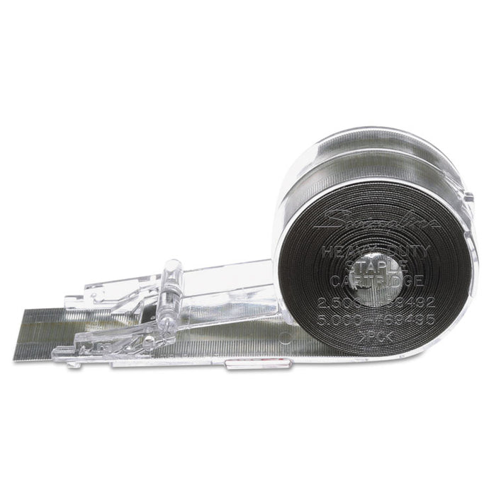 Cartridge Staples, 0.38" Leg, 0.5" Crown, Steel, 5,000/Box